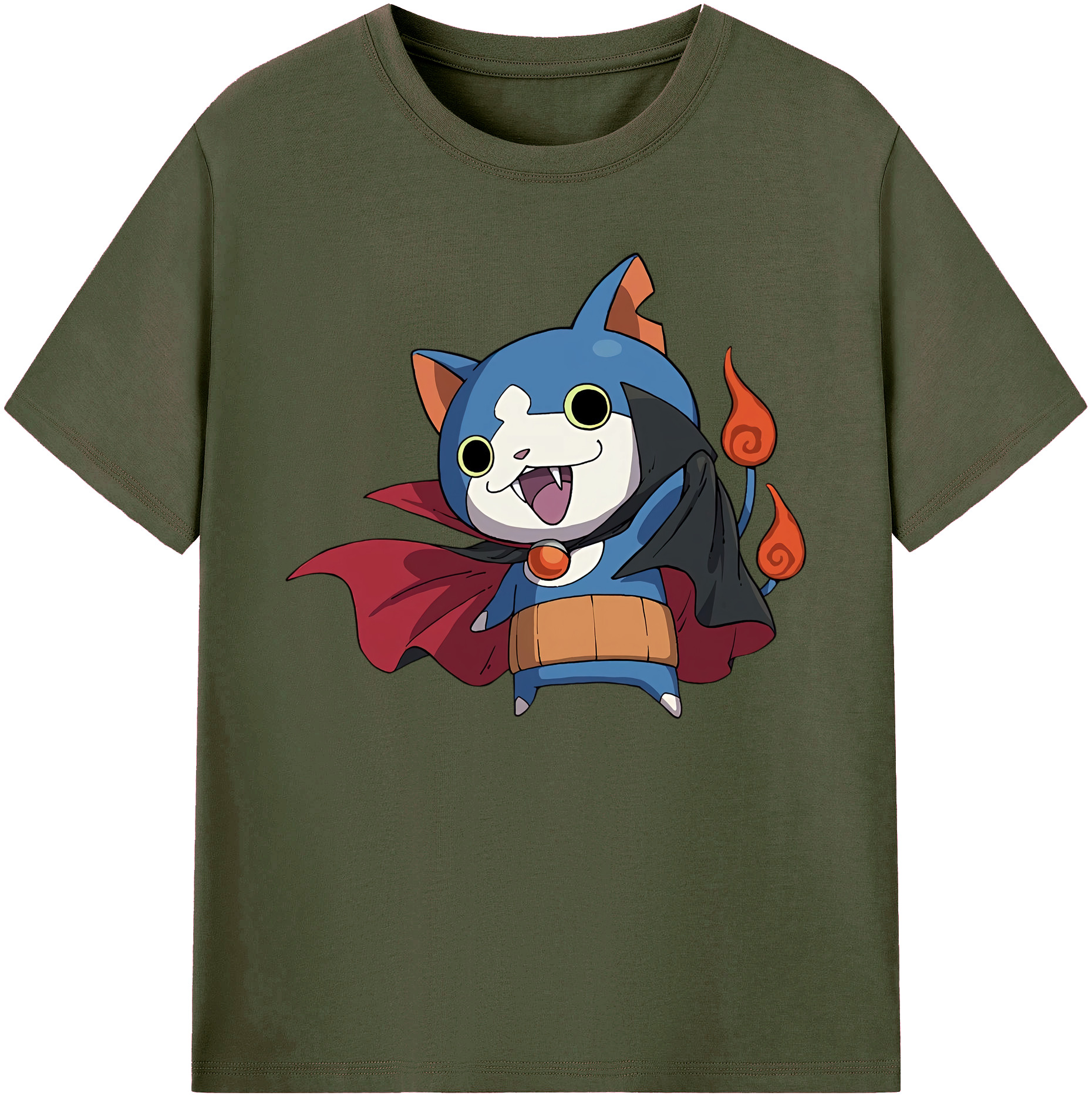 （画像用） 妖怪ウォッチ Yo-kai Watch 綿100％ メンズ半袖Tシャツ｜肌触りやわらか＆通気性